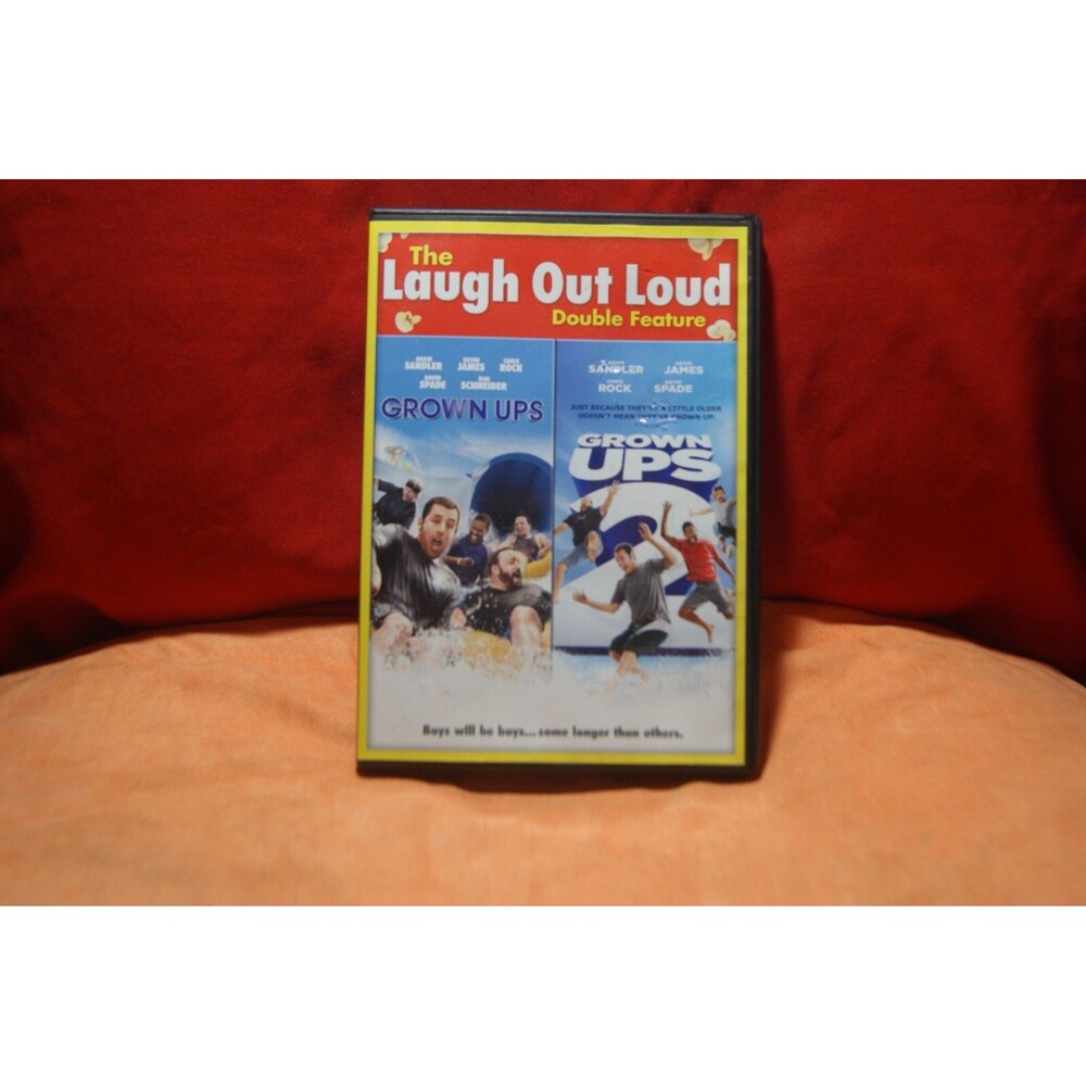 The Laugh Out Loud : Grown Ups 1 & 2 (DVD, 2015) Adam Sandler Comedy